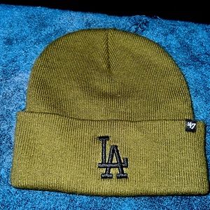 Brand new condition worn only once olive green 47’ DODGER BEANIE.